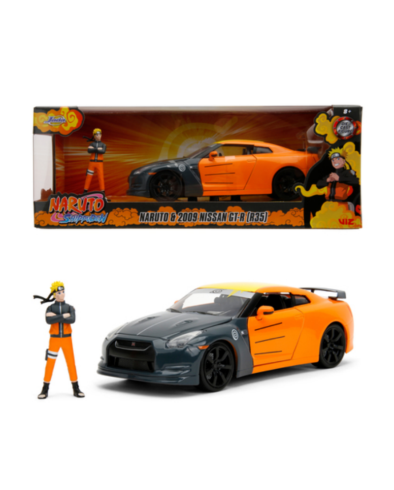NARUTO - Naruto & 2009 Nissan GT-R (R35) - 1:24
