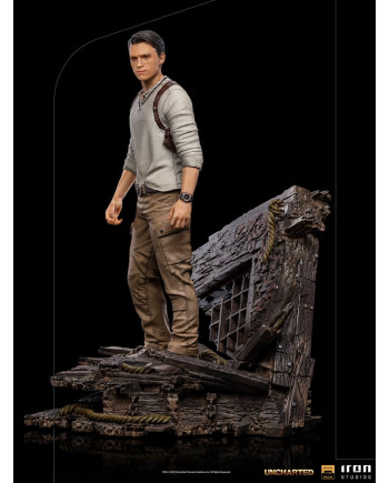 UNCHARTED - Nathan Drake - Statuette ArtScale 1/10 Deluxe - 22cm