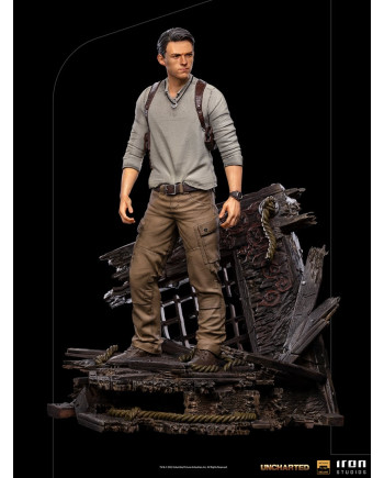 UNCHARTED - Nathan Drake - Statuette ArtScale 1/10 Deluxe - 22cm