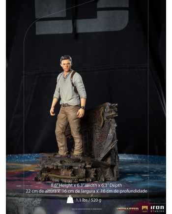 UNCHARTED - Nathan Drake - Statuette ArtScale 1/10 Deluxe - 22cm
