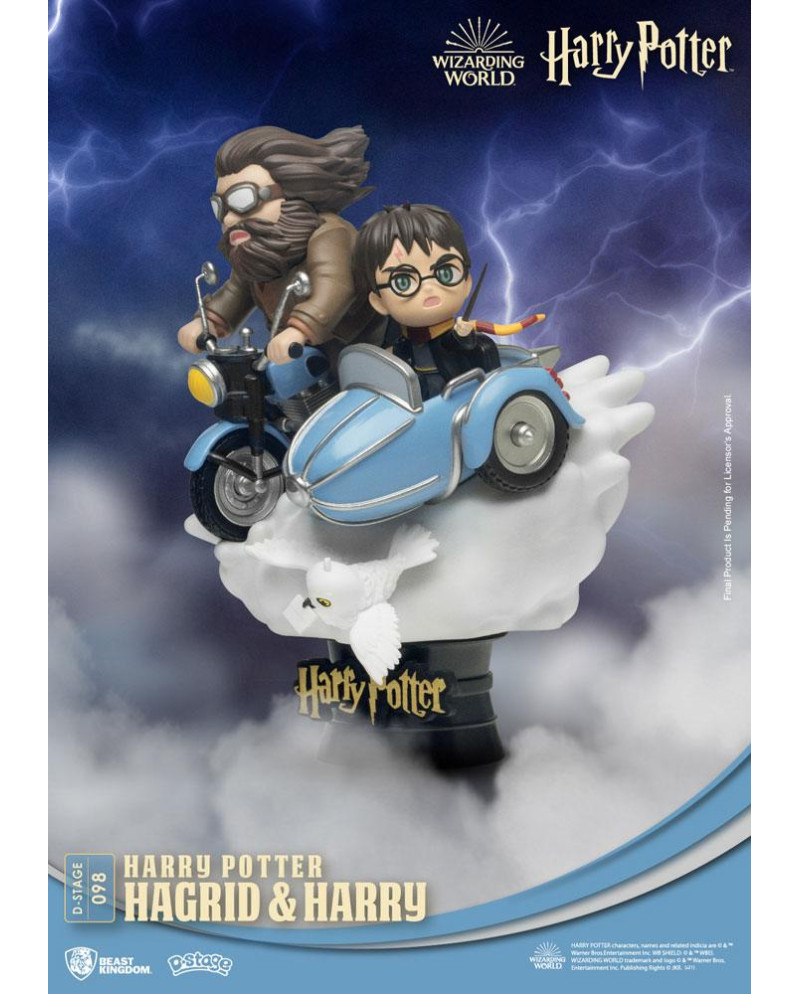 HARRY POTTER - Hagrid & Harry - Statue D-Stage New Ver. 15cm