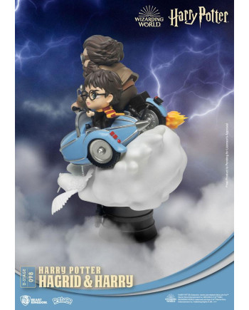 HARRY POTTER - Hagrid & Harry - Statue D-Stage New Ver. 15cm