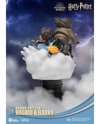 HARRY POTTER - Hagrid & Harry - Statue D-Stage New Ver. 15cm