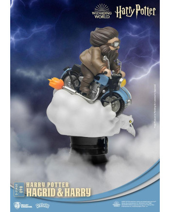 HARRY POTTER - Hagrid & Harry - Statue D-Stage New Ver. 15cm