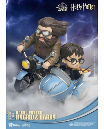 HARRY POTTER - Hagrid & Harry - Statue D-Stage New Ver. 15cm