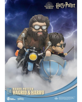 HARRY POTTER - Hagrid & Harry - Statue D-Stage New Ver. 15cm