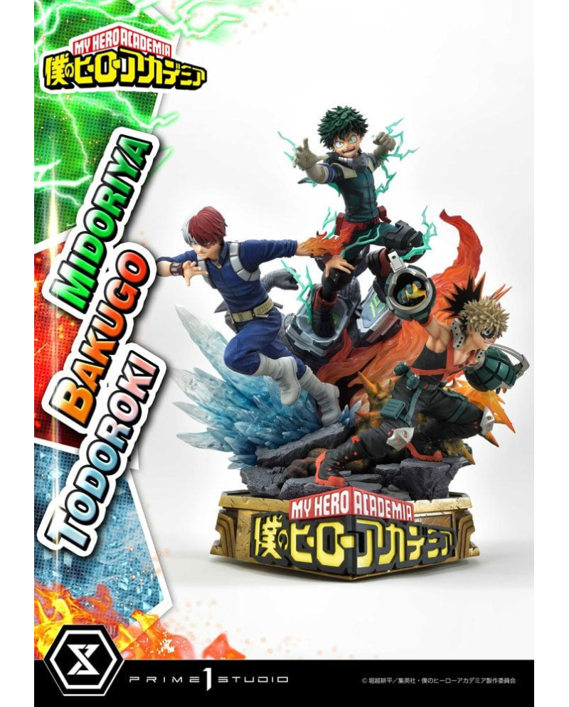 MY HERO ACADEMIA - Midoriya, Bakugo & Todoroki - Statue 69cm