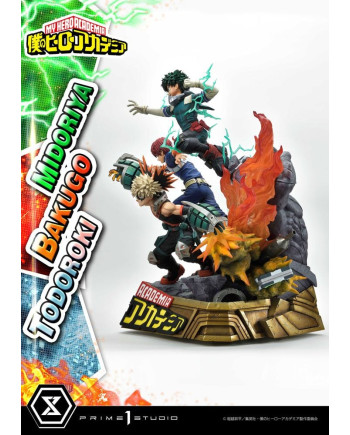 MY HERO ACADEMIA - Midoriya, Bakugo & Todoroki - Statue 69cm