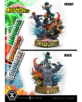 MY HERO ACADEMIA - Midoriya, Bakugo & Todoroki - Statue 69cm