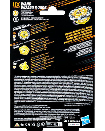 BEYBLADE X - Wand Wizard 5-70DB UX Starter Pack