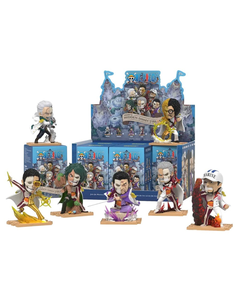 ONE PIECE - Marines - Freeny's Hidden Dissectibles (Display 6 Fig.)