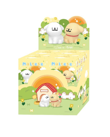 MALTESE - Happy Snuggling Series - Blind Box 8 X 2 Figure set 5-9cm