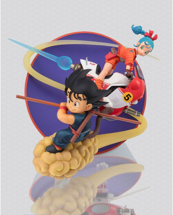 DRAGON BALL - Son Goku & Bulma - Statue FiguartsZERO 18cm