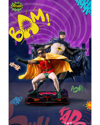 BATMAN - Batman & Robin "1966" - Statue Diorama 1/8 23cm