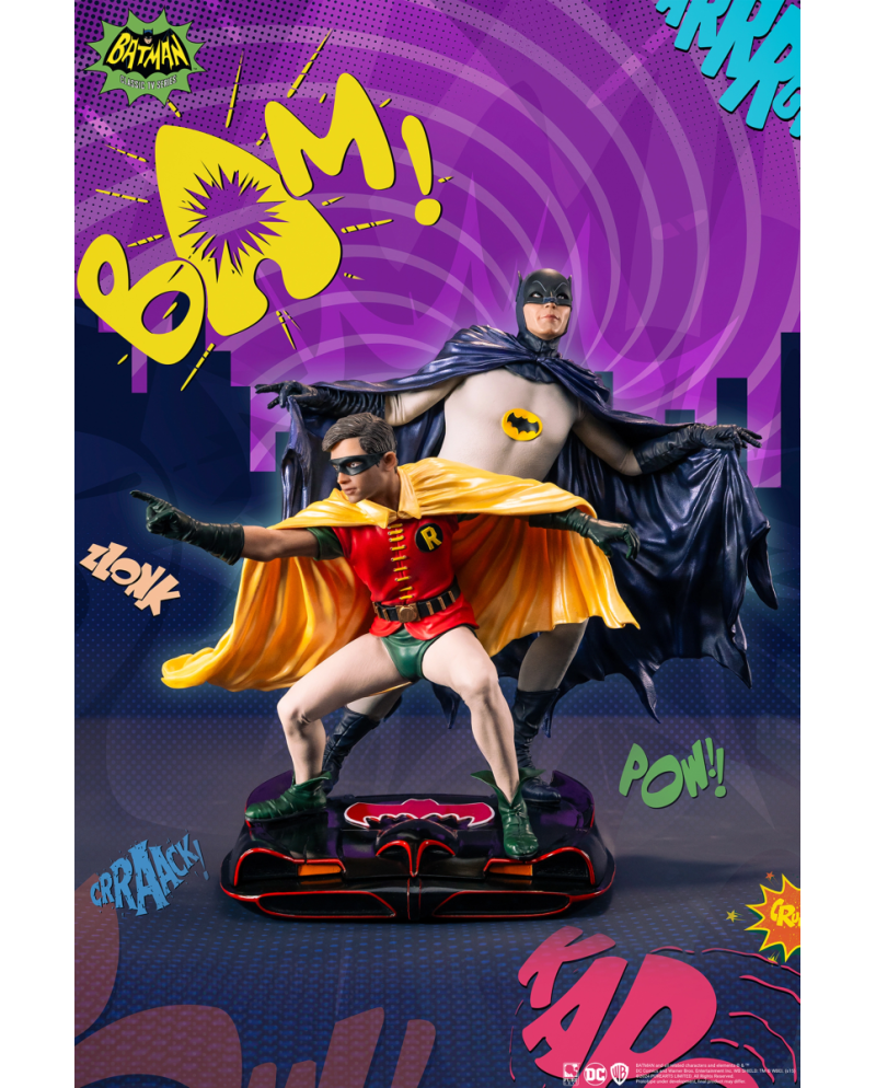 BATMAN - Batman & Robin "1966" - Statue Diorama 1/8 23cm