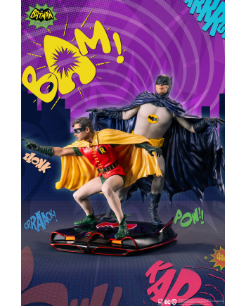 BATMAN - Batman & Robin "1966" - Statue Diorama 1/8 23cm