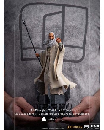 THE LORD OF THE RINGS - Saruman - Statuette BDS ArtScale 1/10 - 29cm