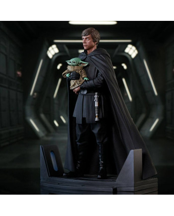 STAR WARS - Luke Skywalker & Grogu - Figurine Gentle Giant 25cm