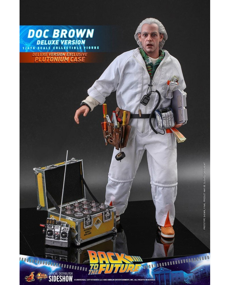 BACK TO THE FUTURE - Doc Brown Deluxe - Statue 30cm