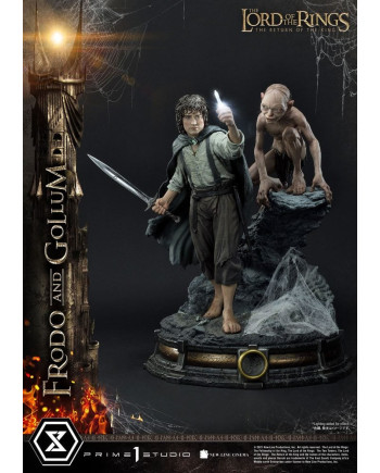 LORD OF THE RINGS - Frodo & Gollum Bonus Ver. - Statuette 46cm