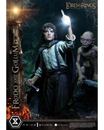 LORD OF THE RINGS - Frodo & Gollum Bonus Ver. - Statuette 46cm