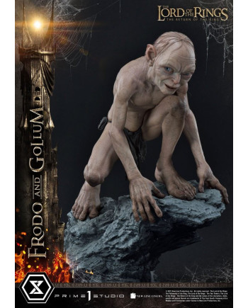 LORD OF THE RINGS - Frodo & Gollum Bonus Ver. - Statuette 46cm
