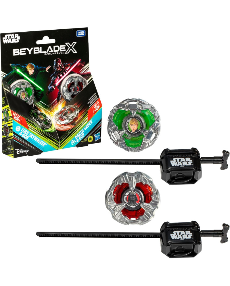 BEYBLADE X - Star Wars Luke 4-80B & Darth Vader 4-60P Dual Pack