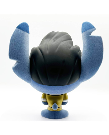 STITCH - Elvis Gold Suit - Bhunny Flocked Vinyl Figure - 10cm