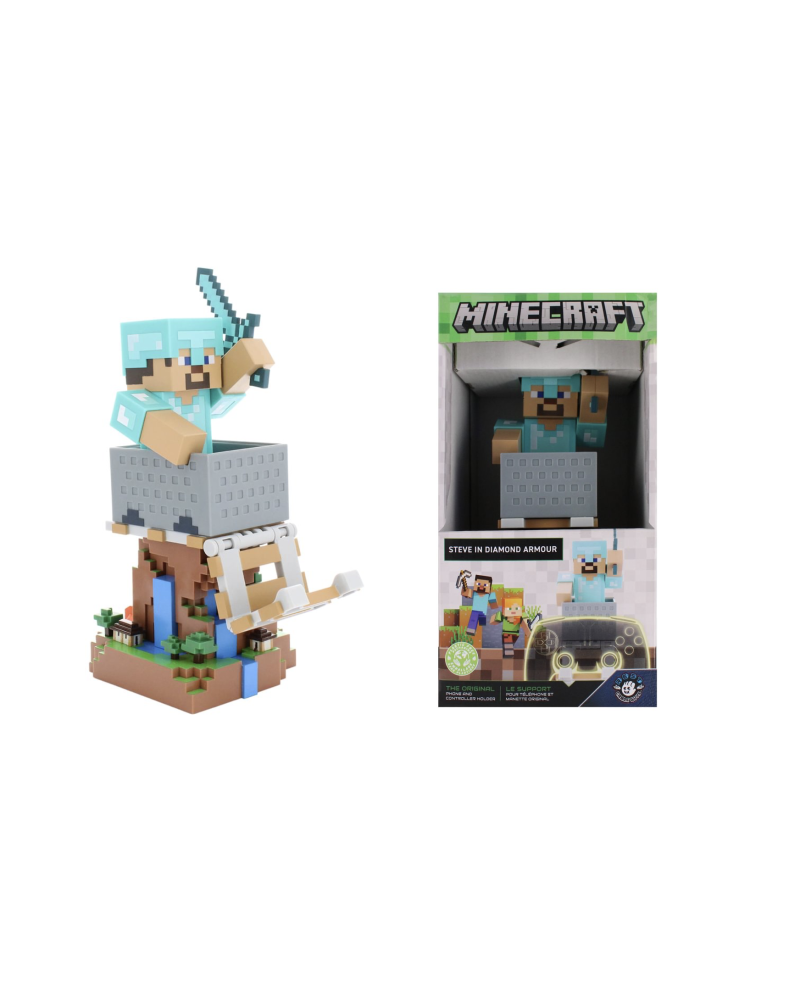 MINECRAFT - Steeve in Armour - Controller & Phone Support - 20cm