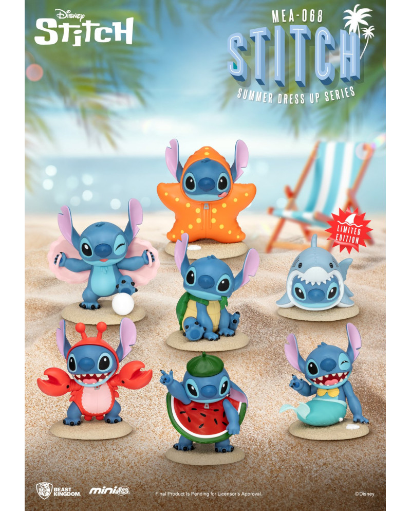 LILO & STITCH - Stitch Summer dress up - 6 Figure set 9cm