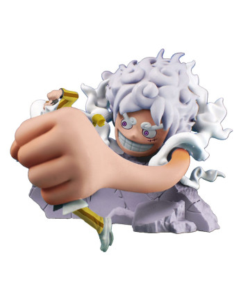 ONE PIECE - Logbox Re Birth Egghead - 4 Statue Set Petitrama 9cm