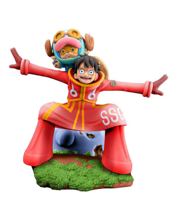 ONE PIECE - Logbox Re Birth Egghead - 4 Statue Set Petitrama 9cm