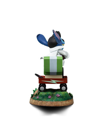 DISNEY - Stitch King Of Rock- Statuette Art Scale 1/10 Deluxe 17cm