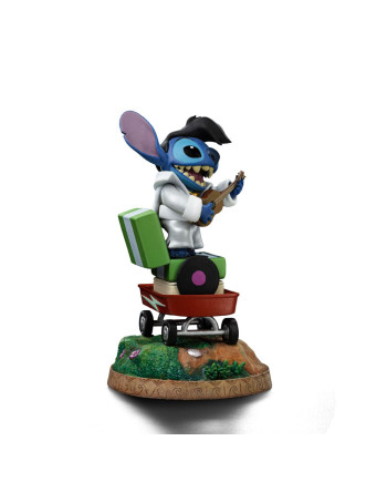 DISNEY - Stitch King Of Rock- Statuette Art Scale 1/10 Deluxe 17cm