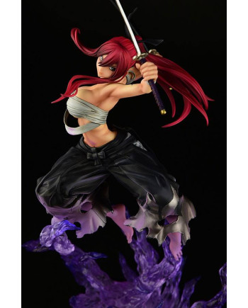 FAIRY TAIL - Erza Scarlet Samurai Ver. Shikkoku - Statue OrcaToys 43cm
