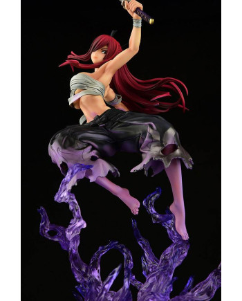 FAIRY TAIL - Erza Scarlet Samurai Ver. Shikkoku - Statue OrcaToys 43cm