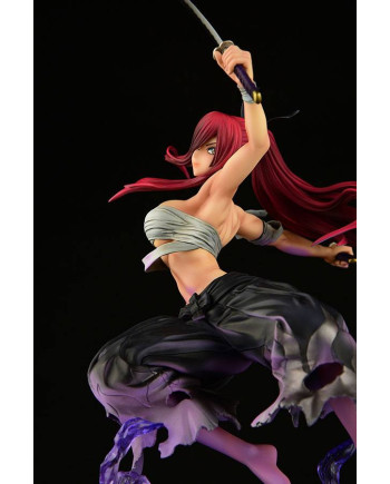FAIRY TAIL - Erza Scarlet Samurai Ver. Shikkoku - Statue OrcaToys 43cm