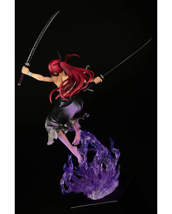 FAIRY TAIL - Erza Scarlet Samurai Ver. Shikkoku - Statue OrcaToys 43cm