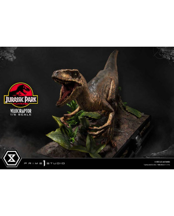 JURASSIC PARK - Velociraptor Attack - Statue '24x23x54cm'