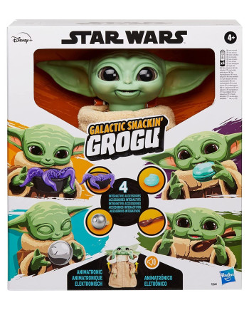 STAR WARS - Galagtic Snackin' Grogu - Interactive Figure 23cm 'UK'