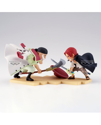 ONE PIECE - Edward Newgate VS Shanks - Figure WCF Log Stories 13cm