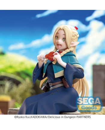 Une figurine assise idéale pour une vitrine ou une étagère.