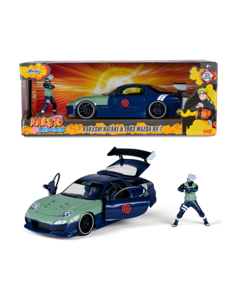 NARUTO - Kakashi Hatake & 1993 Mazda RX-7 - 1:24