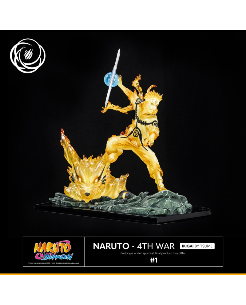 NARUTO - Naruto Uzumaki Ikigai - 4th War - Resin Statue 1/6 By Tsume