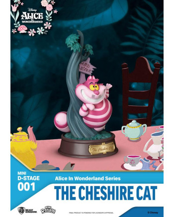 DISNEY - The Cheshire Cat - Statue Mini Diorama 10cm
