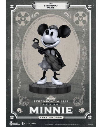 DISNEY - Steamboat Willie Minnie - Statue Master Craft '40x25x25cm'
