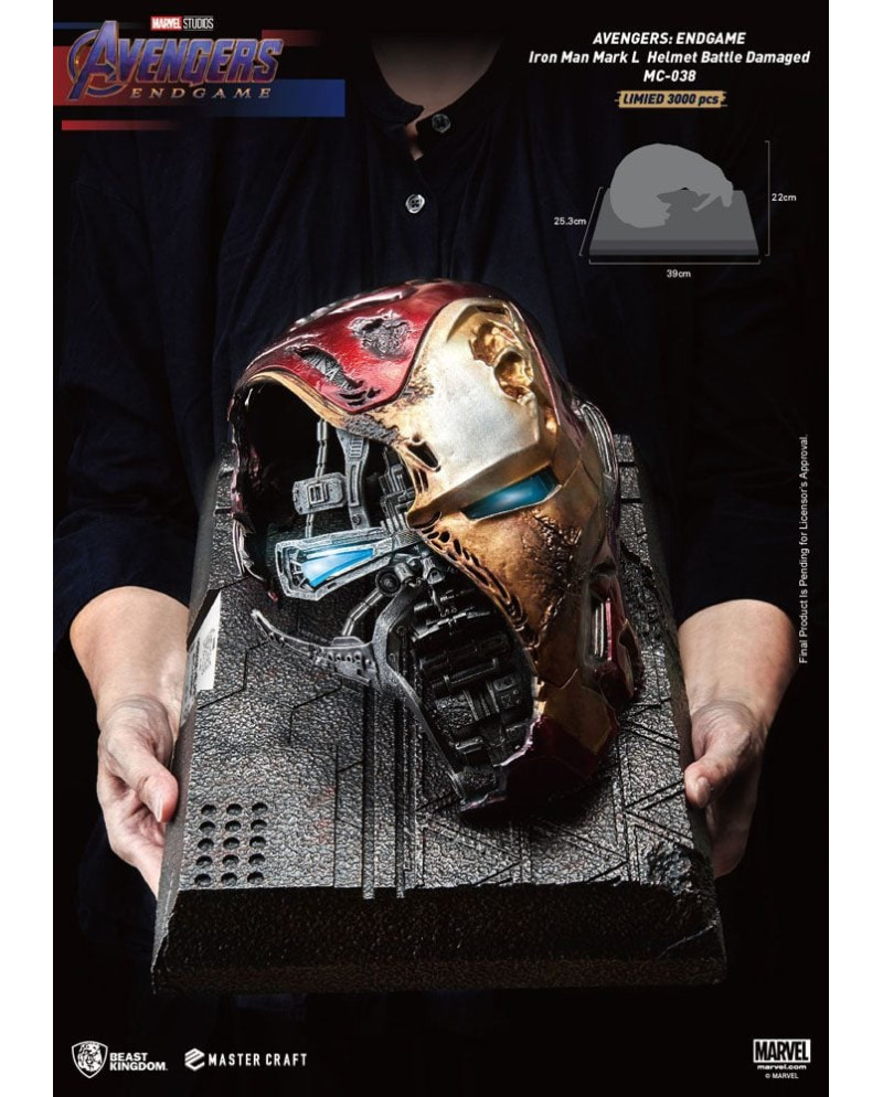 MARVEL - Iron Mark 50 Battle Damaged - Statue '22x39x25cm'