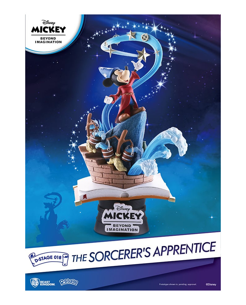DISNEY - Mickey Sorcerer Apprentice - D-Stage 16cm