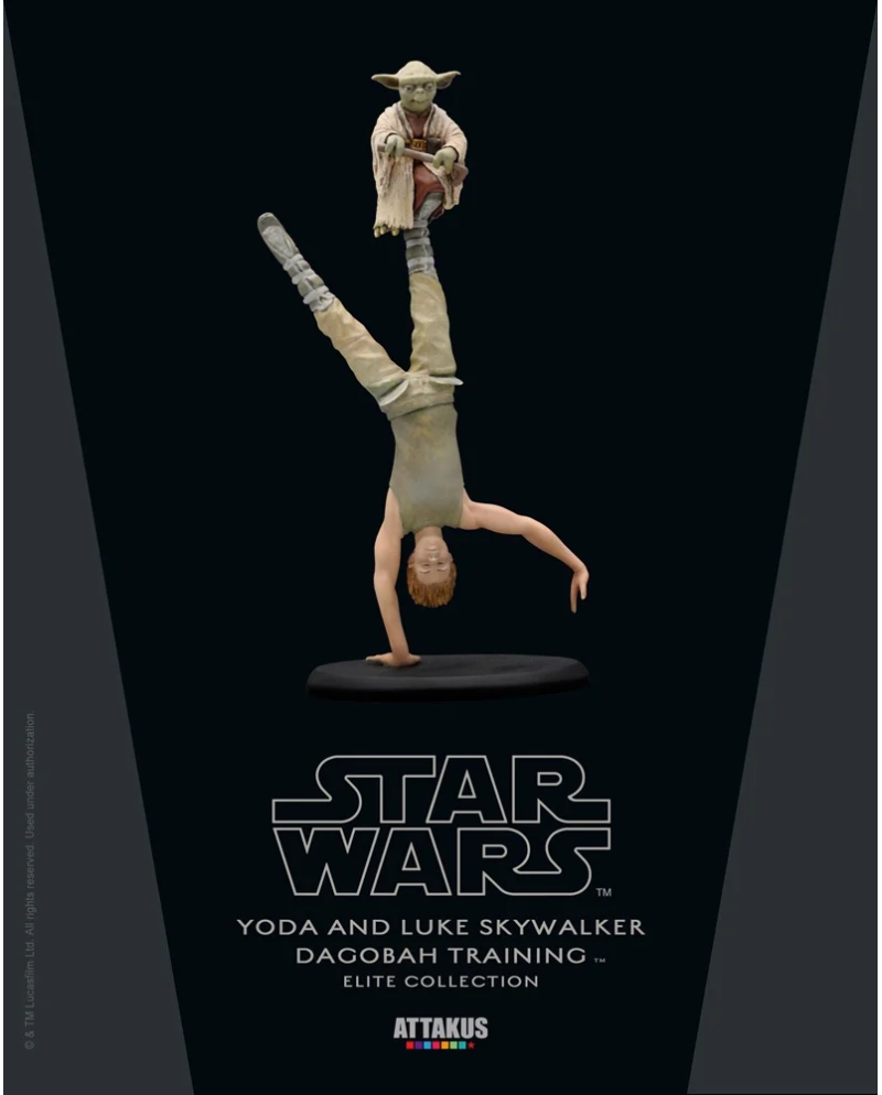 STAR WARS - ELITE Collection - Yoda And Luke Dagobah Trainning -19cm