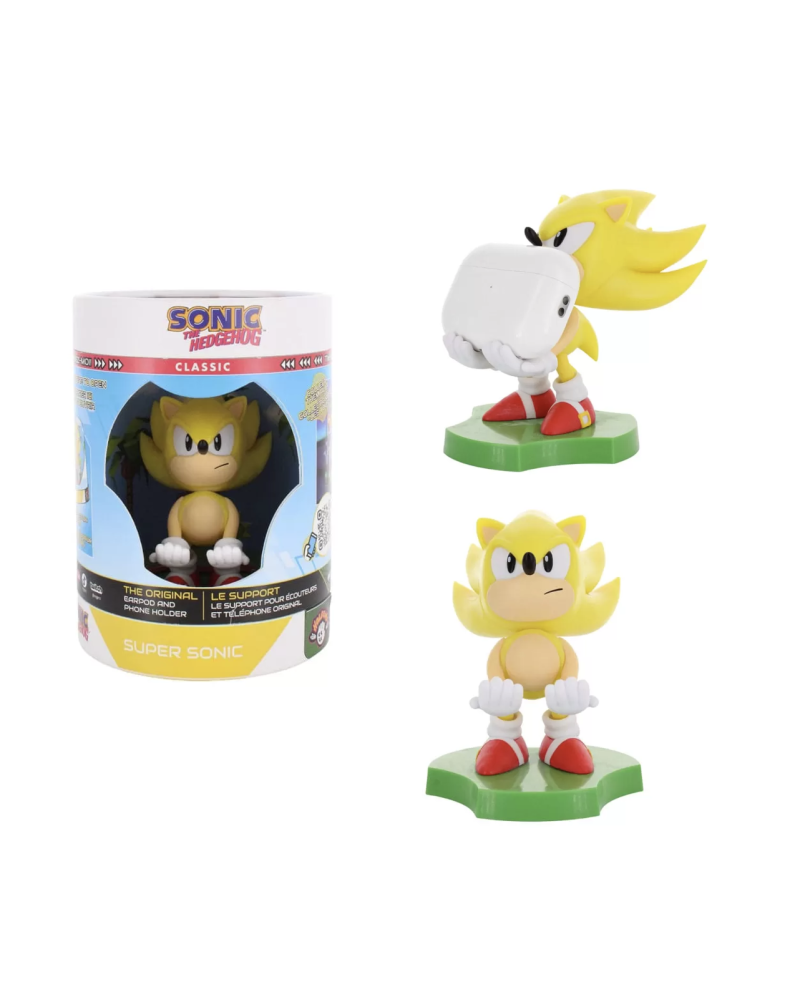 SONIC - Super Sonic - Controller & Phone Support 'Holdem' - 11cm